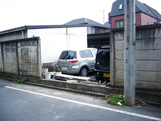 外構工事　BEFORE